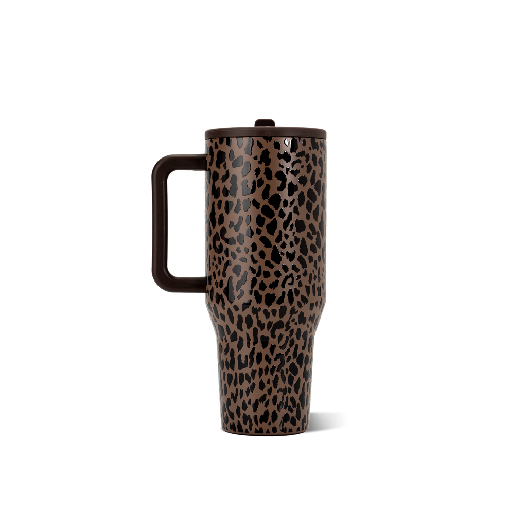 Traveler 32oz - Brown Leopard